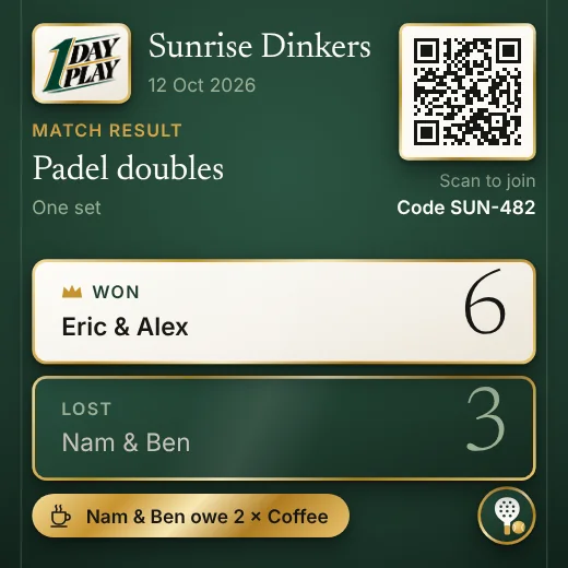 Padel result image